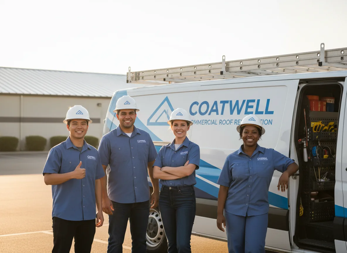 Commercial roof coating company in Carbon, TX